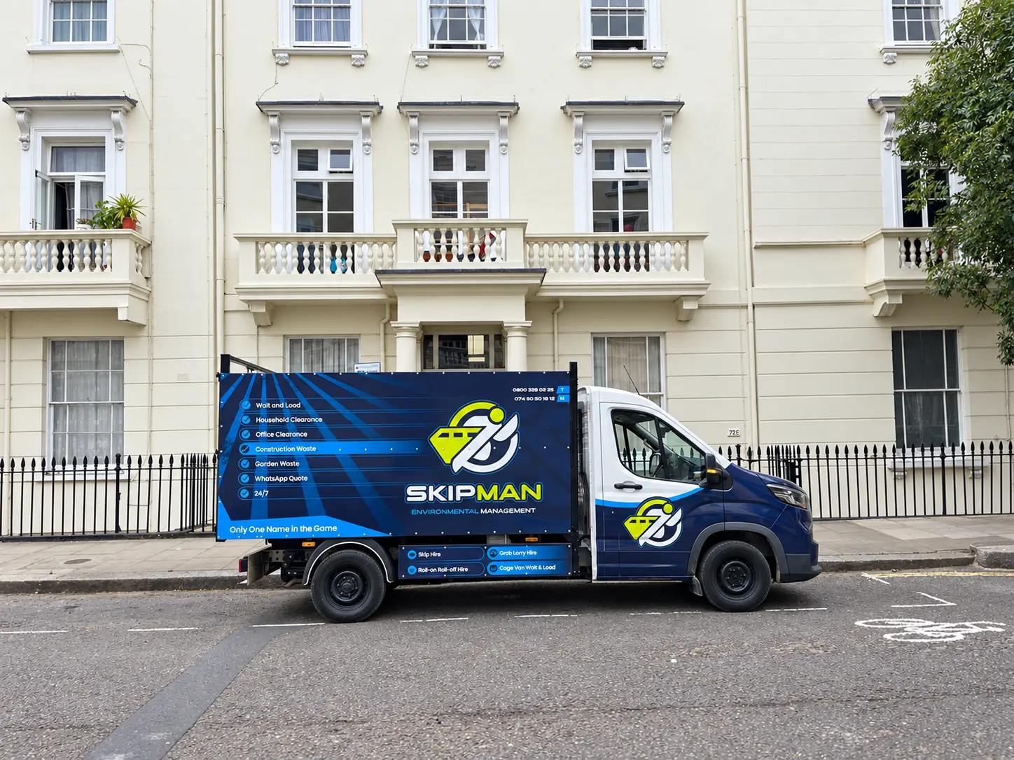 SKIPMAN cage van